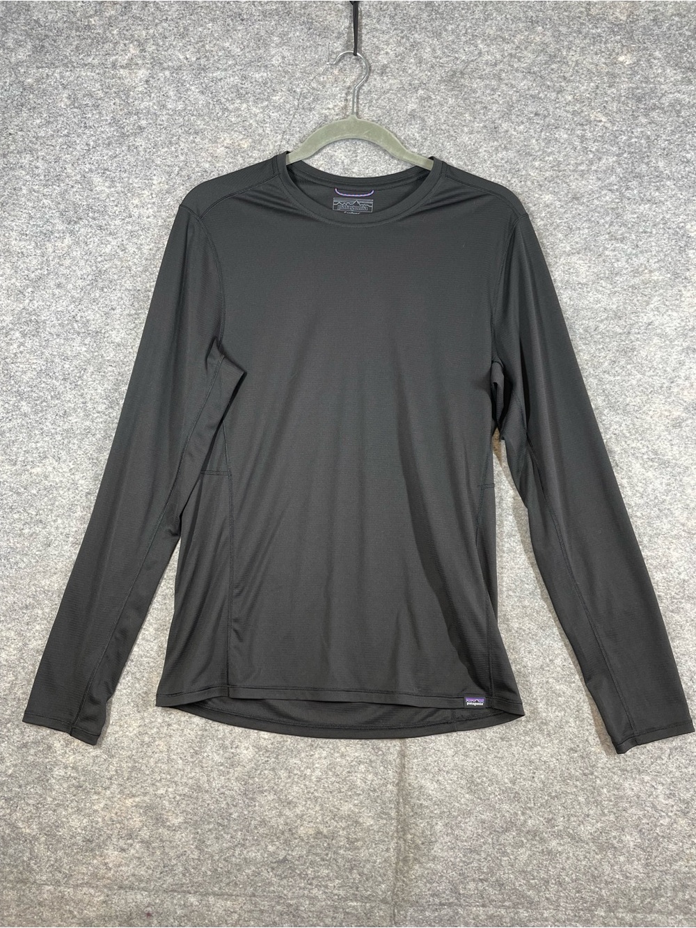 Patagonia Capilene Cool Lightweight Long Sleeve Shirt Black Small Hiking Gorp